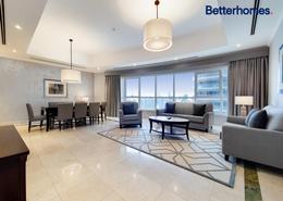 صورةغرفة المعيشة / غرفة الطعام لـ: شقة - 3 غرف نوم - 3 حمامات للكراء في فندق ماريوت هاربر - دبي مارينا - دبي, صورة 1