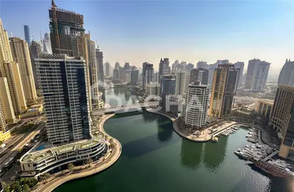 شقة - غرفة نوم - 2 حمامات للبيع في باي سنترال - دبي مارينا - دبي