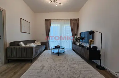 Living Room image for: Apartment - 1 Bedroom - 1 Bathroom for sale in Marina View Tower B - Marina View - Dubai Marina - Dubai, Image 1