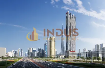 شقة - غرفة نوم - 1 حمام للبيع في بايز 101 من دانوب - الخليج التجاري - دبي