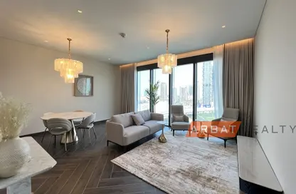 Living / Dining Room image for: Apartment - 1 Bedroom - 1 Bathroom for rent in One Za'abeel - Zabeel 1 - Zabeel - Dubai, Image 1