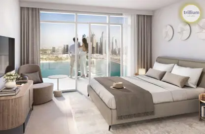 Apartment - 2 Bedrooms - 3 Bathrooms for rent in Beach Mansion - EMAAR Beachfront - Dubai Harbour - Dubai