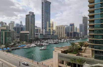 Apartment - 1 Bedroom - 2 Bathrooms for rent in Marina Quays West - Marina Quays - Dubai Marina - Dubai