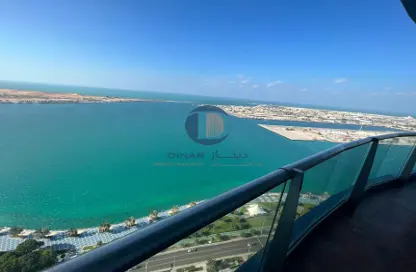 Water View image for: Apartment - 3 Bedrooms - 4 Bathrooms for rent in Al Reef Tower - Corniche Road - Abu Dhabi, Image 1