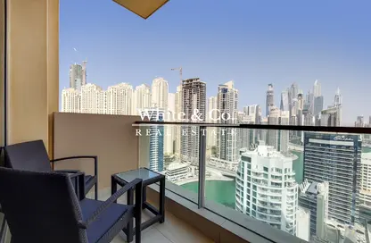 Apartment - 3 Bedrooms - 2 Bathrooms for rent in The Address Dubai Marina - Dubai Marina - Dubai