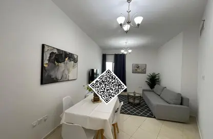 Apartment - 1 Bedroom - 2 Bathrooms for rent in Orient Tower 2 - Orient Towers - Al Bustan - Ajman