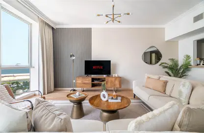 Apartment - 4 Bedrooms - 5 Bathrooms for rent in Al Bateen Residences - Jumeirah Beach Residence - Dubai