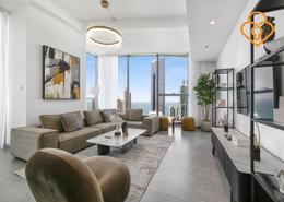 Living Room image for: Apartment - 3 bedrooms - 3 bathrooms for rent in Stella Maris - Dubai Marina - Dubai, Image 1