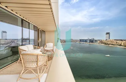 Apartment - 2 Bedrooms - 3 Bathrooms for rent in Grand Bleu Tower 2 - EMAAR Beachfront - Dubai Harbour - Dubai