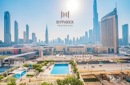 Pool image for: Apartment - 2 Bedrooms - 2 Bathrooms for rent in Downtown Views II Tower 1 - Downtown Views II - Downtown Dubai - Dubai, Image 1