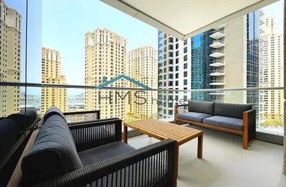 Balcony image for: Apartment - 2 Bedrooms - 3 Bathrooms for sale in Delphine Tower - Marina Promenade - Dubai Marina - Dubai, Image 1