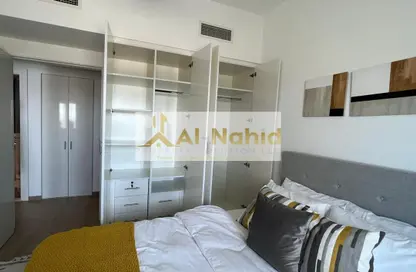 Room / Bedroom image for: Apartment - 2 Bedrooms - 2 Bathrooms for rent in The Nook 2 - The Nook - Wasl Gate - Dubai, Image 1