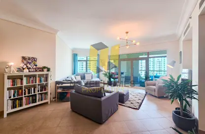 Apartment - 3 Bedrooms - 4 Bathrooms for rent in Abu Keibal - Shoreline Apartments - Palm Jumeirah - Dubai