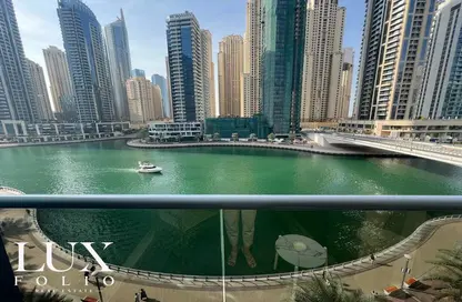 Water View image for: Apartment - 1 Bathroom for sale in Orra Harbour Residences and Hotel Apartments - Dubai Marina - Dubai, Image 1