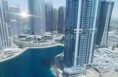 Apartment - 1 Bedroom - 2 Bathrooms for rent in Lakeside Residence - JLT Cluster A - Jumeirah Lake Towers - Dubai