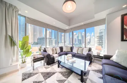 Apartment - 2 Bedrooms - 2 Bathrooms for rent in Silverene Tower A - Silverene - Dubai Marina - Dubai
