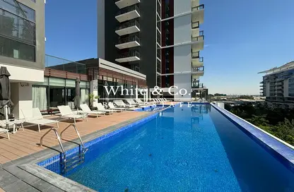 Pool image for: Apartment - 1 Bedroom - 2 Bathrooms for rent in Wilton Park Residences - Mohammed Bin Rashid City - Dubai, Image 1