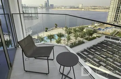 Balcony image for: Apartment - 1 Bedroom - 1 Bathroom for rent in Address Harbour Point Tower 2 - Address Harbour Point - Dubai Creek Harbour (The Lagoons) - Dubai, Image 1