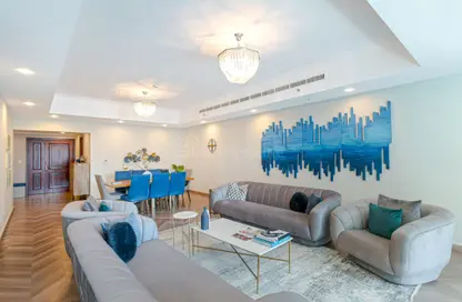 Apartment - 3 Bedrooms - 5 Bathrooms for rent in Emirates Crown - Dubai Marina - Dubai