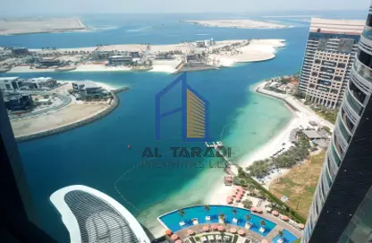 Water View image for: Apartment - 2 Bedrooms - 3 Bathrooms for rent in Etihad Towers - Corniche Road - Abu Dhabi, Image 1