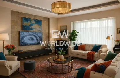 Townhouse - 4 Bedrooms - 6 Bathrooms for rent in Muzera Community - Al Raha Gardens - Abu Dhabi
