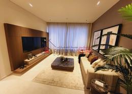 Living Room image for: Apartment - 1 bedroom - 2 bathrooms for sale in Beverly Boulevard - Arjan - Dubai, Image 1