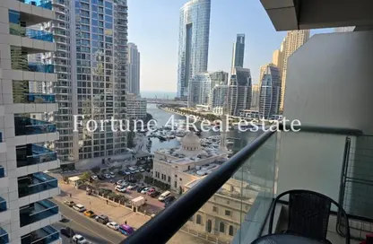 Apartment - Studio - 1 Bathroom for rent in Escan Tower - Dubai Marina - Dubai