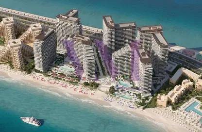 Apartment - 1 Bedroom - 2 Bathrooms for sale in Rosso Bay Residence - Al Marjan Island - Ras Al Khaimah