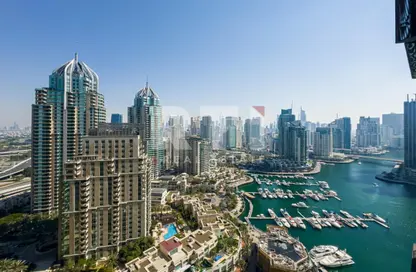 شقة - 2 غرف نوم - 2 حمامات للايجار في بوابة المارينا 1 - مارينا جيت - دبي مارينا - دبي