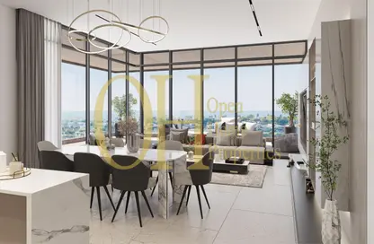 Living / Dining Room image for: Apartment - 2 Bedrooms - 3 Bathrooms for sale in Reem Hills - Najmat Abu Dhabi - Al Reem Island - Abu Dhabi, Image 1