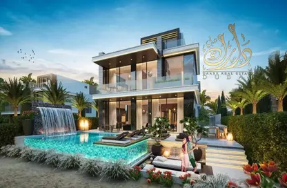 Pool image for: Villa - 4 Bedrooms - 6 Bathrooms for sale in Ibiza - Damac Lagoons - Dubai, Image 1