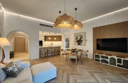 شقة - 2 غرف نوم - 3 حمامات للايجار في الدباس - مساكن شور لاين - نخلة جميرا - دبي