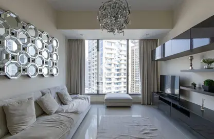 Apartment - 1 Bedroom - 2 Bathrooms for rent in Silverene Tower B - Silverene - Dubai Marina - Dubai
