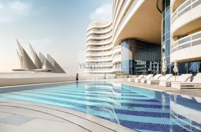 Pool image for: Villa - 1 Bedroom - 2 Bathrooms for sale in Ajwan Towers - Saadiyat Cultural District - Saadiyat Island - Abu Dhabi, Image 1