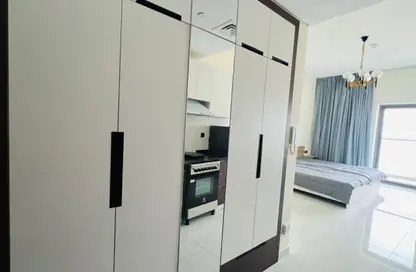 Apartment - Studio - 1 Bathroom for rent in Wavez Residence - Liwan - Dubai Land - Dubai