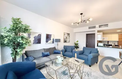 شقة - 2 غرف نوم - 2 حمامات للايجار في برج التألق 1 - أبراج البريق - دبي مارينا - دبي