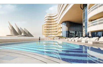 Pool image for: Apartment - 2 Bedrooms - 3 Bathrooms for sale in Ajwan Towers - Saadiyat Cultural District - Saadiyat Island - Abu Dhabi, Image 1