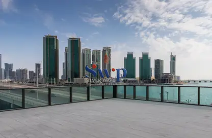 Apartment - 3 Bedrooms - 5 Bathrooms for rent in Waterfront Residential Towers - Tourist Club Area - Abu Dhabi