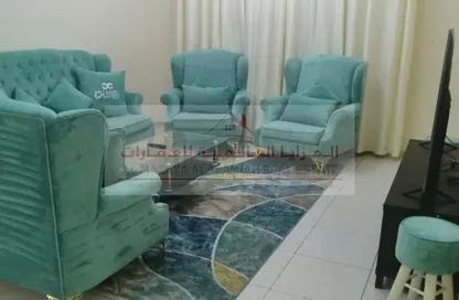 Apartment - 1 Bedroom - 2 Bathrooms for rent in Al Taawoon Tower 2 - Al Taawoon Towers - Al Khan - Sharjah
