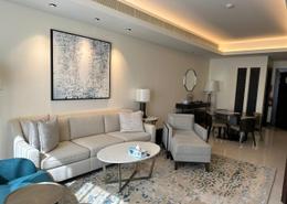 Living / Dining Room image for: Hotel and Hotel Apartment - 1 bedroom - 2 bathrooms for rent in The Address The BLVD - Downtown Dubai - Dubai, Image 1