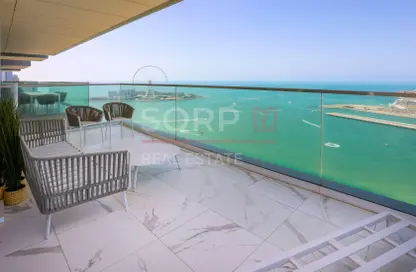 Balcony image for: Apartment - 4 Bedrooms - 5 Bathrooms for sale in 1 JBR - Jumeirah Beach Residence - Dubai, Image 1