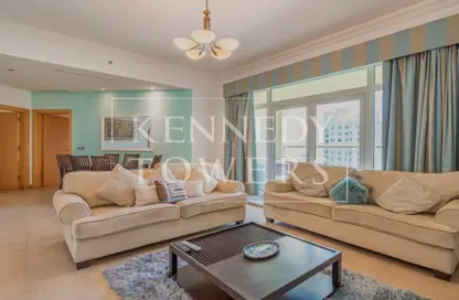 Apartment - 2 Bedrooms - 2 Bathrooms for rent in Jash Falqa - Shoreline Apartments - Palm Jumeirah - Dubai
