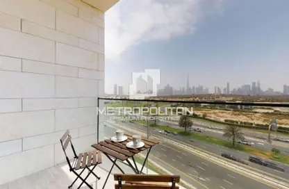 Balcony image for: Apartment - 1 Bathroom for sale in O10 - Al Jaddaf - Dubai, Image 1