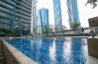 صورة لـ حوض سباحة شقة - غرفة نوم - 2 حمامات للبيع في برج ميرانو - الخليج التجاري - دبي ، صورة رقم 1