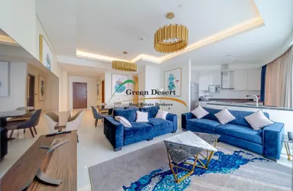 صورة لـ غرفة المعيشة شقة - غرفة نوم - 2 حمامات للبيع في فندق وأجنحة أفاني بالم فيو - مدينة دبي الإعلامية - دبي ، صورة رقم 1