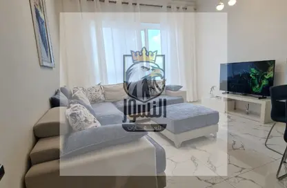 Apartment - 1 Bedroom - 2 Bathrooms for rent in Oasis Tower - Al Rashidiya 1 - Al Rashidiya - Ajman