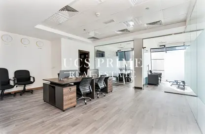 Office Space - Studio - 1 Bathroom for rent in The Prism - Business Bay - Dubai