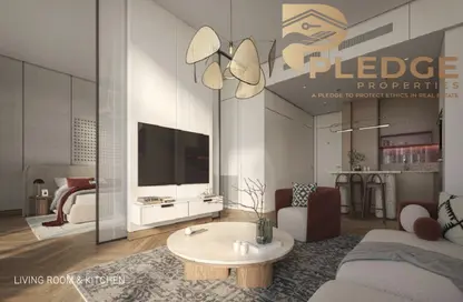 Apartment - 1 Bedroom - 2 Bathrooms for sale in Elm at Park Five - Dubai Production City (IMPZ) - Dubai