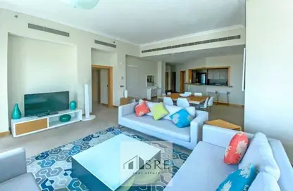 Apartment - 3 Bedrooms - 4 Bathrooms for rent in Al Das - Shoreline Apartments - Palm Jumeirah - Dubai