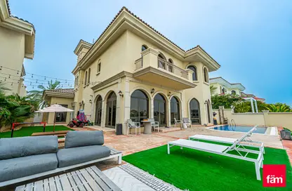 Villa - 4 Bedrooms - 5 Bathrooms for rent in Garden Homes Frond F - Garden Homes - Palm Jumeirah - Dubai
